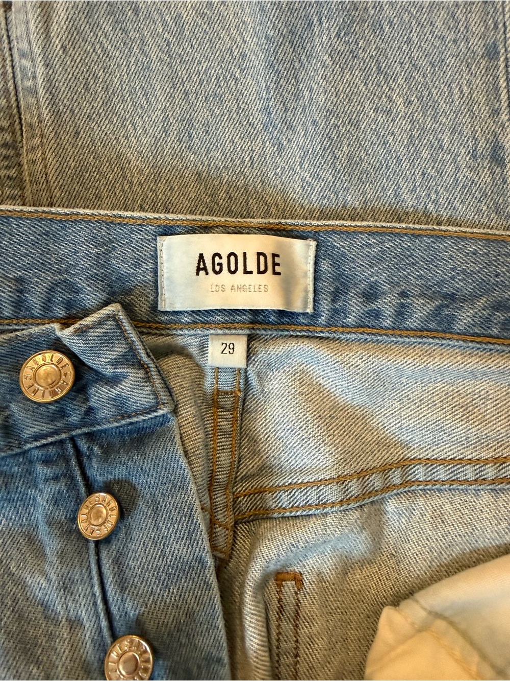 ⭐️ AGOLDE Riley High Rise Straight Crop Denim ⭐️ - Picture 3 of 5